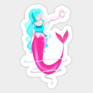 Teen Mermaid Sticker